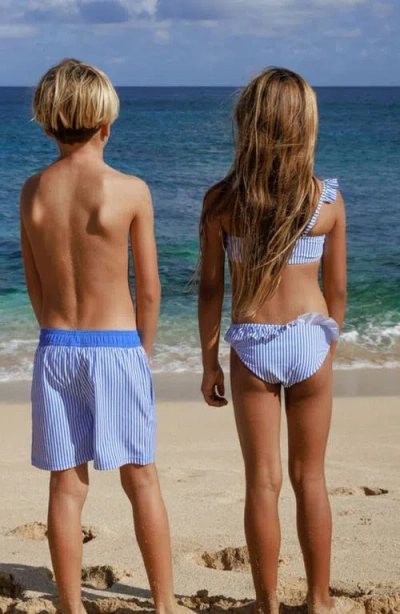 Feather 4 Arrow Kids' Happy Daze Upf 50+ Two-piece Swimsuit In Blue