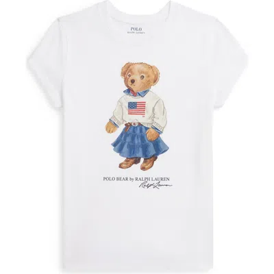 Polo Ralph Lauren Bear-print T-shirt In White