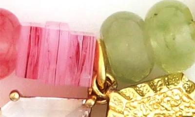 Panacea Beaded Stretch Bracelet In Multi