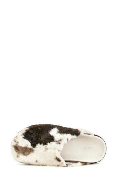 Azalea Wang Govinda Faux Fur Clog In Multi