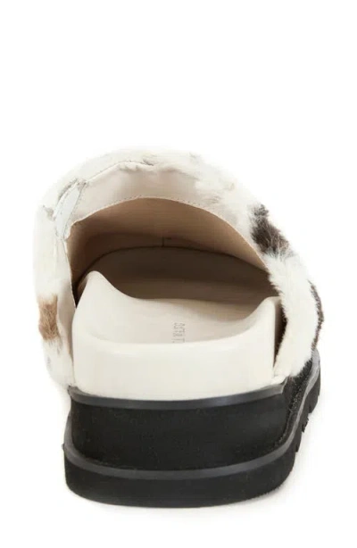 Azalea Wang Govinda Faux Fur Clog In Multi