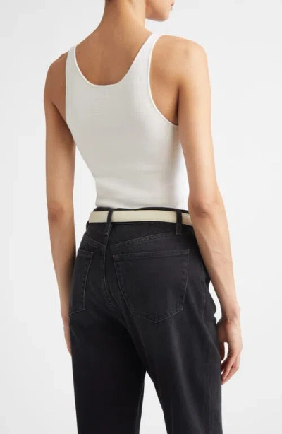 Totême Toteme Compact Knit Tank In White