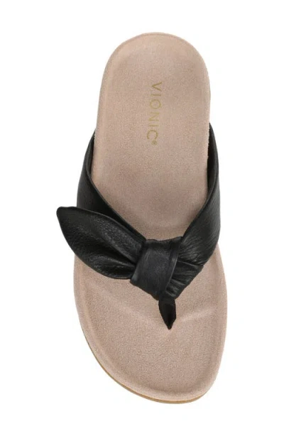 Vionic Eva Flip Flop In Black