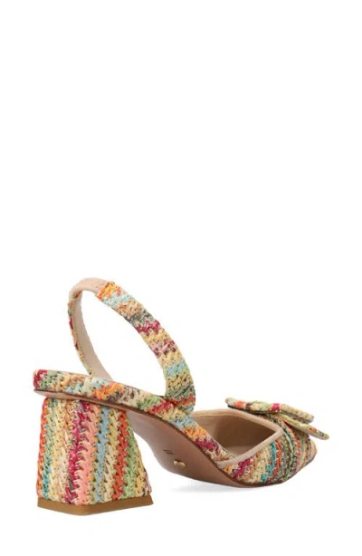 Pelle Moda Imia Slingback Pointed Toe Pump In Multi