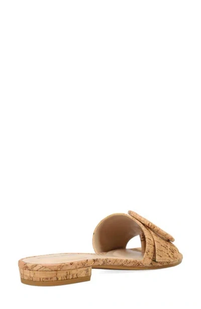 Pelle Moda Bianka Slide Sandal In Brown