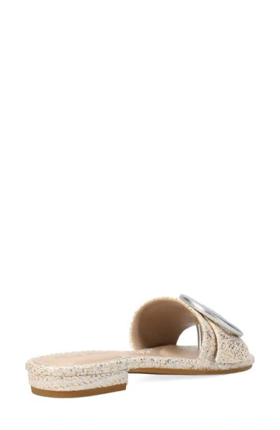 Pelle Moda Bianka Slide Sandal In Neutral