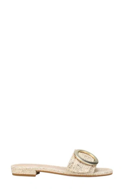 Pelle Moda Bianka Slide Sandal In Neutral