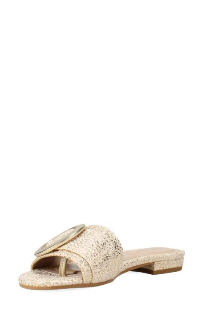 Pelle Moda Bianka Slide Sandal In Neutral
