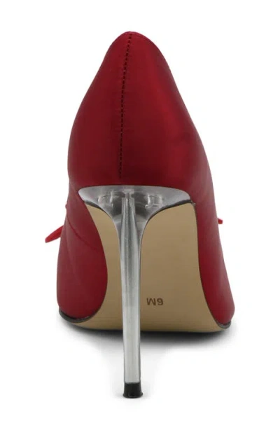 Charles By Charles David Rahm Pointed Toe Pump In Red