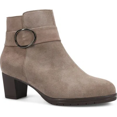 Ron White Rosalie Water Resistant Buckle Bootie In Brown