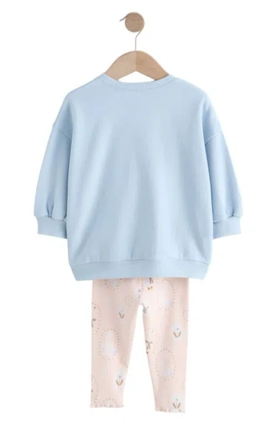 Next Kids' Duck Sweatshirt & Leggings Set In Blue