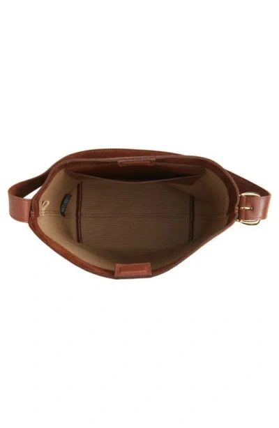 Madewell Essentials Suede Bucket Bag In Brown