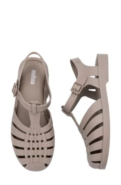 Melissa Possession Jelly Fisherman Sandal In Gray