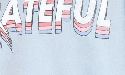 Spiritual Gangster Grateful Ascent La Brea Cotton Sweatshirt In Blue