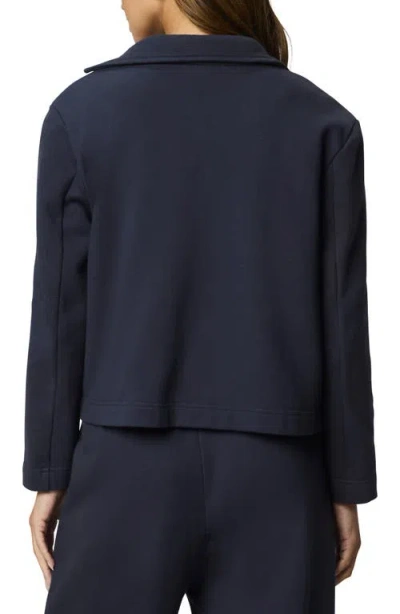 Splendid Matilda Cotton Fleece Jacket In Blue