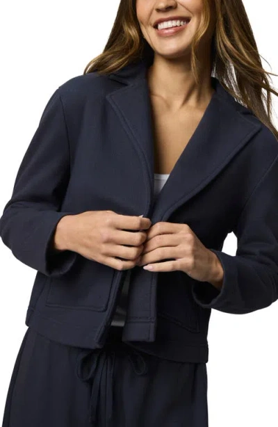 Splendid Matilda Cotton Fleece Jacket In Blue