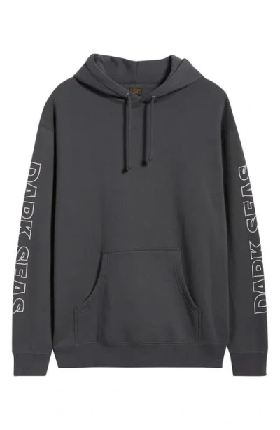 Dark Seas Dead Of Nite Fleece Hoodie In Gray