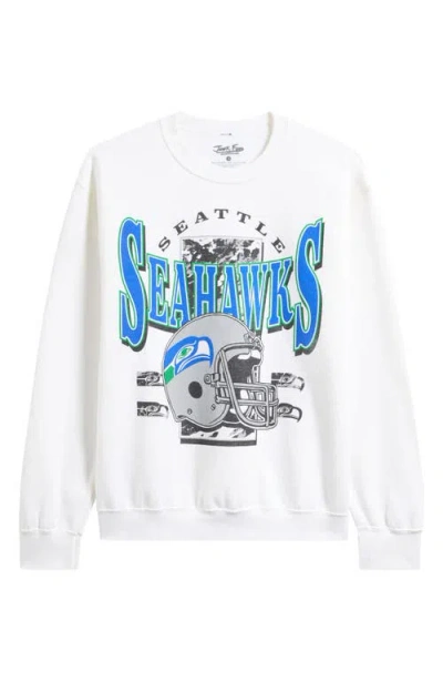Junk Food Nfl Seahawks Conversion Graphic Sweatshirt In White