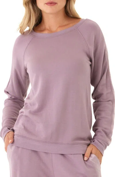 Threads 4 Thought Priscilla Feather Fleece Sweatshirt In Purple