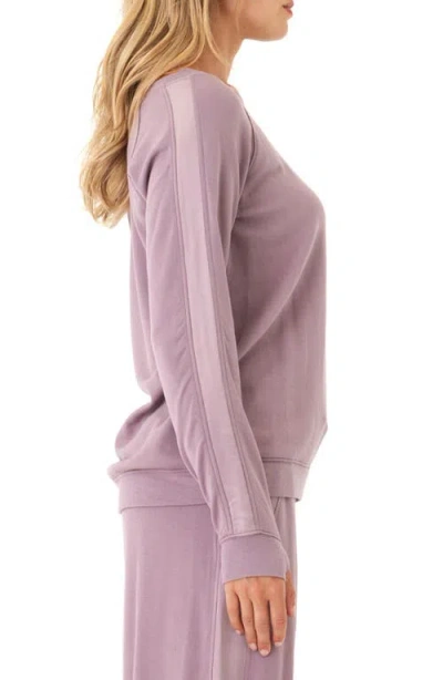 Threads 4 Thought Priscilla Feather Fleece Sweatshirt In Purple