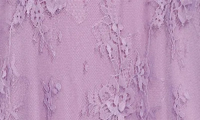 City Chic Zelda Lace Minidress In Purple