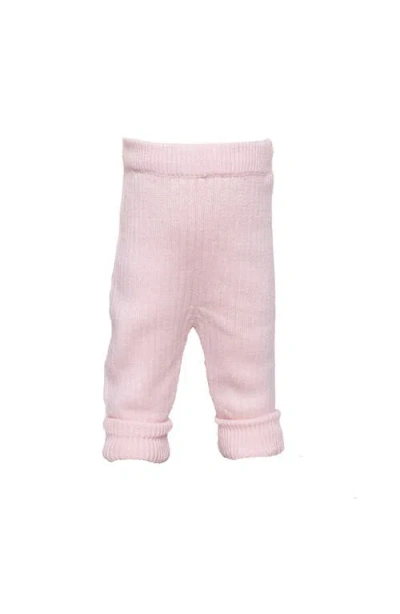 Cuclie Knit Leggings In Pink