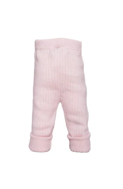 Cuclie Knit Leggings In Pink