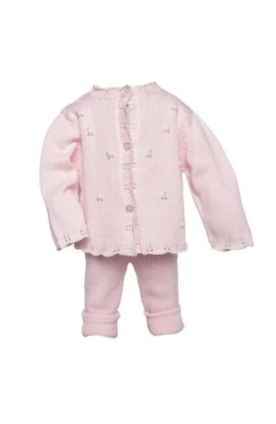 Cuclie Knit Leggings In Pink