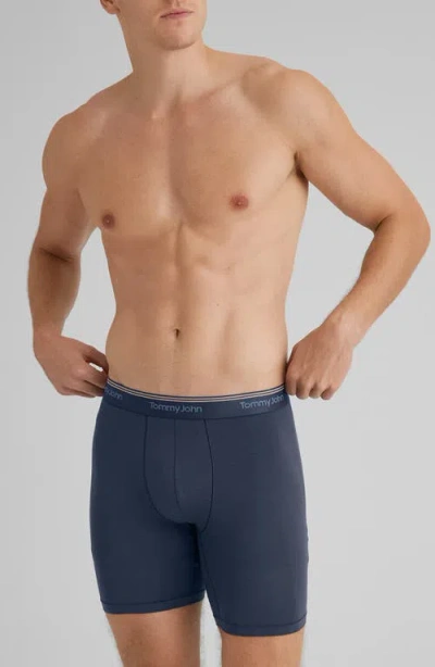 Tommy John 3-pack Ultra Soft Flex Boxer Briefs In Blue