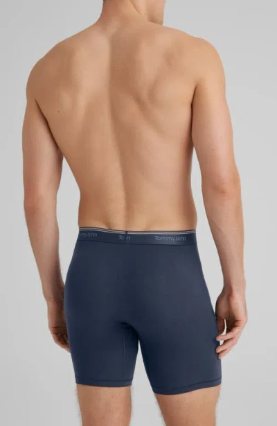 Tommy John 3-pack Ultra Soft Flex Boxer Briefs In Blue