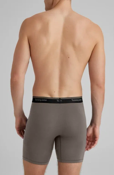 Tommy John 3-pack Ultra Soft Flex Boxer Briefs In Gray