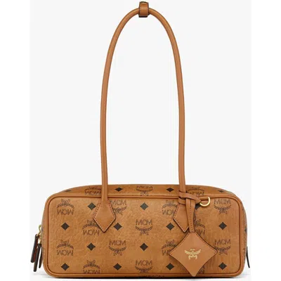 Mcm Aren Shoulder Bag In Brown