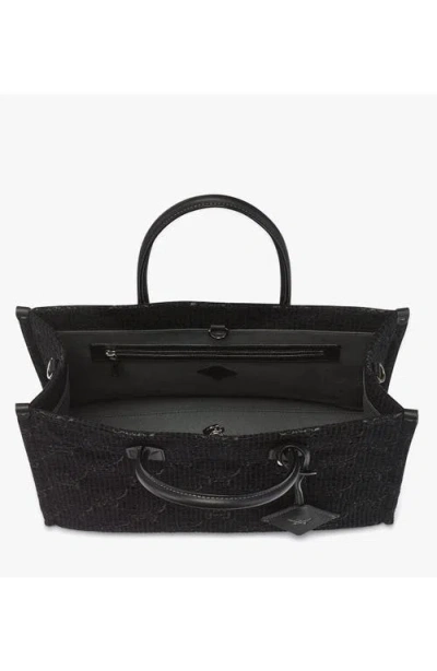 Mcm Large Munchen Tote In Black