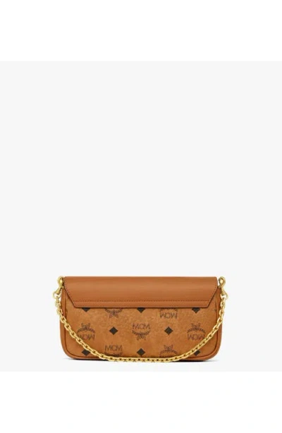 Mcm Tracy Crossbody In Brown