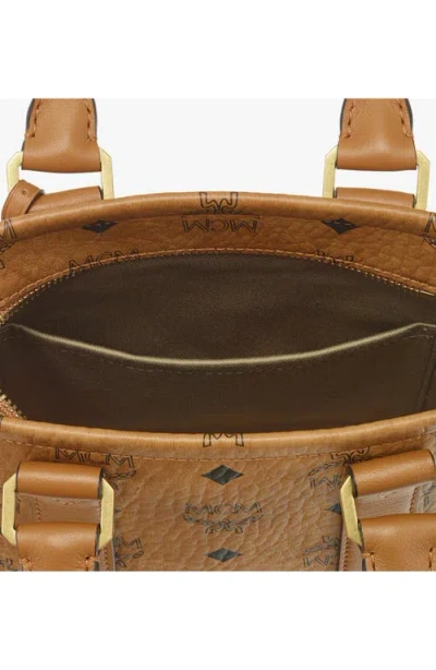 Mcm Aren N/s Tote In Brown