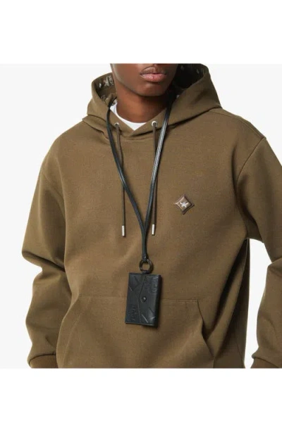 Mcm Aren Lanyard Id Wallet In Black