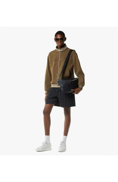 Mcm Medium Diamant 3d Crossbody In Black