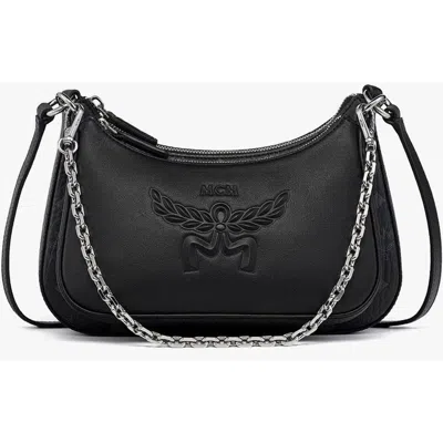 Mcm Aren Duo Hobo In Black