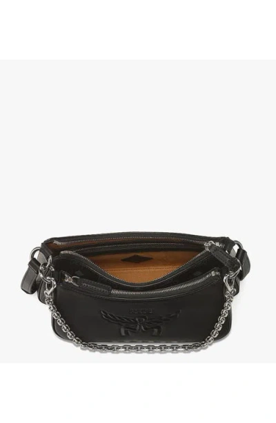 Mcm Aren Duo Hobo In Black