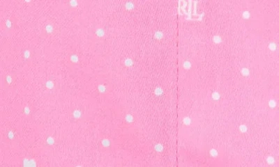 Ralph Lauren Lauren  Print Cotton Blend Pajamas In Pink