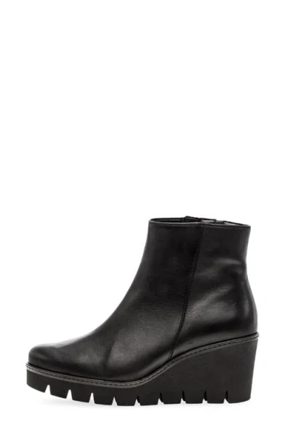 Gabor Wedge Bootie In Black