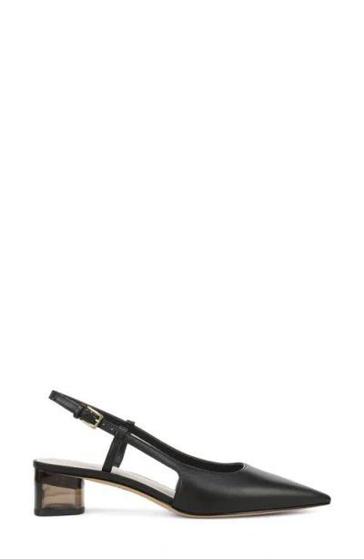 Sarto By Franco Sarto Amelie Slingback Pointed Toe Pump In Black