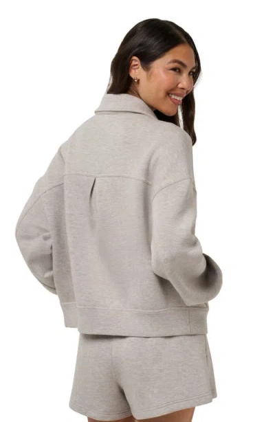 Travismathew Cloudscape Button-up Jacket In White