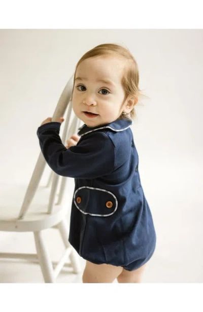 Cuclie Oliver Bubble Romper In Blue