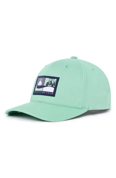 Travismathew Player Parking Only Baseball Cap In Green