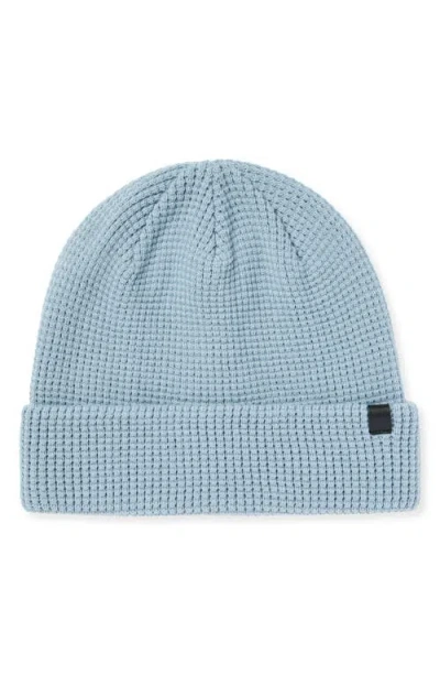 Travismathew Cloud Waffle Beanie In Blue
