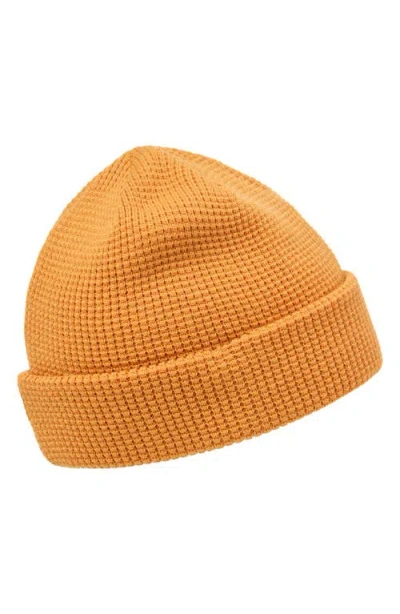 Travismathew Cloud Waffle Beanie In Orange