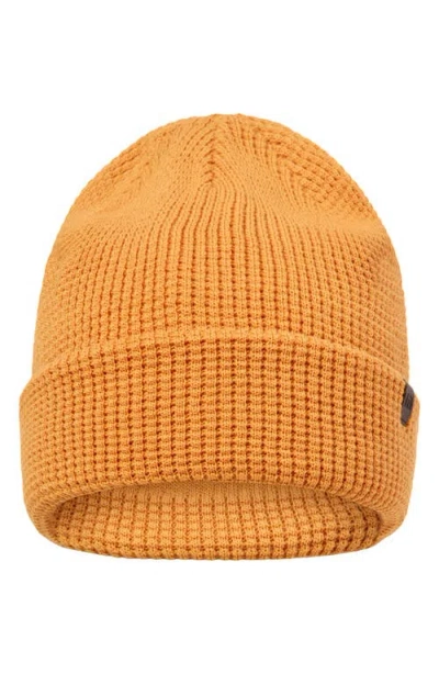 Travismathew Cloud Waffle Beanie In Orange