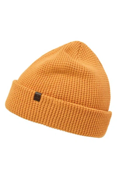 Travismathew Cloud Waffle Beanie In Orange