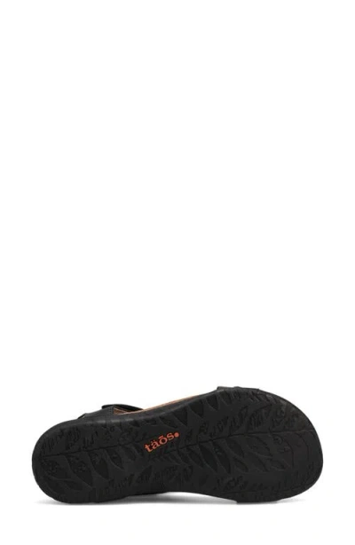 Taos Wonderful Ankle Strap Sandal In Black